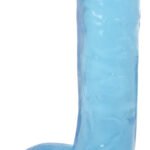 Lollicock - 7 Inch Slim Stick with Balls - Berry Ice