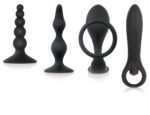 Intro to Prostate Kit – Four-Piece Silicone Prostate Stimulator Set with Vibrating Massager and DVD – Black - Image 6