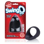 Swingo Sling Black Body-Safe Silicone Cock Ring - Image 6