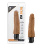 Dr. Skin Cock Vibe 14 Vibrating Cock Ring – Mocha, 8 Inch - Image 2