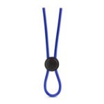 Stay Hard - Silicone Loop Cock Ring - Blue - Image 2
