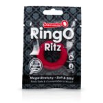 Screaming O RingO Ritz Cock Ring – Red, Body-Safe Liquid Silicone - Image 3