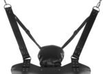 Extreme Sling Leather Bondage Suspension Sling – Black - Image 4
