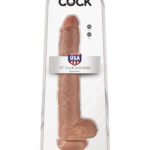 King Cock 14" Cock With Balls - Tan