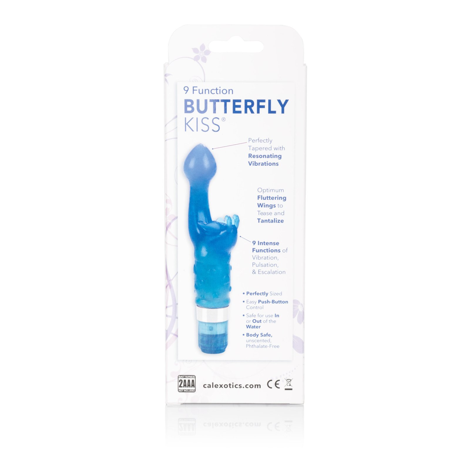 9-function-butterfly-kiss-platinum-edition-blue 9 Function Butterfly Kiss - Platinum Edition - Blue - Image 1