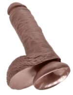 King Cock 8-Inch Cock With Balls - Brown - Image 4