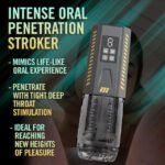 M for Men Spinmaster Pro Rechargeable Rotating Stroker – Gray - Image 3