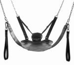 Extreme Sling Leather Bondage Suspension Sling – Black - Image 3