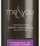 Me and You Massage Oil - Pomegranate Fig Coconut Plumeria - 4.2 Oz.