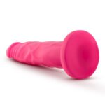 Neo - 7.5 Inch Dual Density Cock - Neon Pink - Image 4