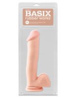 Basix Rubber Works 12 Inch Dong With Suction Cup - Light - Image 2