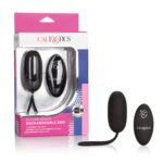 Silicone Remote Rechargeable Egg Vibrator – Black - Image 7