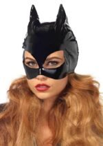 Leg Avenue Vinyl Cat Mask – Black - Image 2