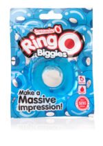 Screaming O RingO Biggies Waterproof Cock Ring – Blue - Image 2