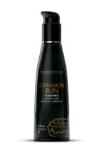 Aqua Cinnamon Bun Flavored Water Based Intimate Lubricant - 4 Fl. Oz.