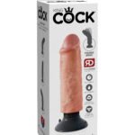 King Cock 6-Inch Vibrating Cock - Light