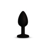 Cheeky Charms Gemma Pink Gem Medium Anal Plug – Black Silicone - Image 8