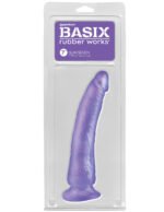 Basix Rubber Works - Slim 7 Inch With Suction Cup - Purple - Image 2