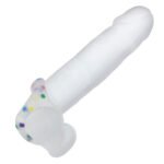 Alpha Liquid Silicone Dual Party Cock Ring – Multi - Image 4