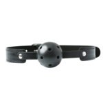 Sex and Mischief Breathable Ball Gag – Black - Image 2