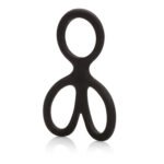 Silicone Ball Spreader Cock Ring – Black - Image 2