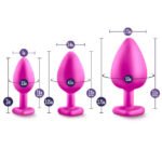 Luxe - Bling Plugs Training Kit - Pink with White Gems - Image 3
