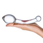 Pure Indulgence Anal Slider Borosilicate Glass Anal Plug – Clear - Image 4