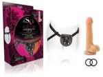 For You Harness Kit With 7 Inch Cock (Beige) Black Harness