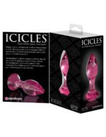 Icicles #79 Borosilicate Glass Wand – Pink