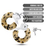 Temptasia Cuffs Stainless Steel Restraint Cuffs – Leopard - Image 4