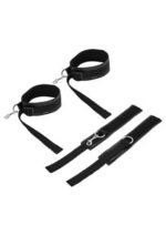 Thigh and Wrist Cuff Set - Black - Image 3