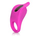 Silicone Rechargeable Vibrating Cock Ring – Pink - Image 7
