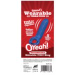 O Yeah Rechargeable Silicone Vibrating Cock Ring – Blue - Image 2