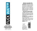 Fuck Water Clear 16oz Water Bases Lubricant - Image 2