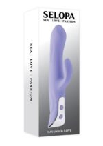 Lavender Love Dual-Motor Vibrator – Phthalate-Free Silicone – Purple