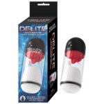 Delite Masturbator With Tongue Action - White