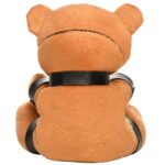 Gagged Teddy Bear Plush with Restraint Cuffs and Chains – Brown - Image 5