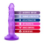 Naturally Yours - 5 Inch Mini Cock - Purple - Image 8