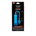 Head Coach Penis Pump with Flexible Hose and Jelly Sleeve – Blue - Image 3