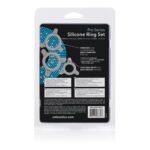 Pro Series Silicone Cock Ring Set – Gray - Image 3