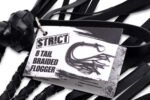 8 Tail Braided Flogger – Black - Image 3