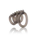 Dr. Joel Kaplan Support Master Triple Smooth Cock Ring – Smoke - Image 6