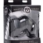 Master Series Detained - Black Restrictive Chastity Cage