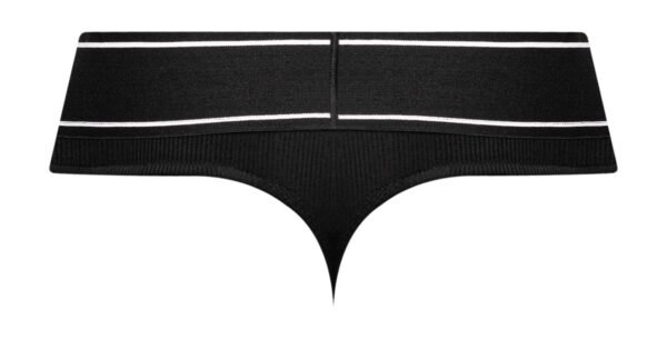 Modal Rib Bong Thong - X-Large - Black
