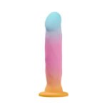 Avant Golden Dawn Curved Anal Plug – Platinum-Cured Silicone – Multi - Image 2