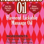 Massahhhs Lickable and Warming Massage Oil