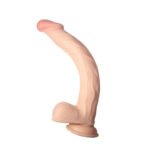 Realcocks Dual Layered 11" Bendable Dong – White - Image 4