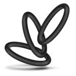 Performance - Vs3 Pure Premium Silicone Cockrings - Large - Black - Image 3