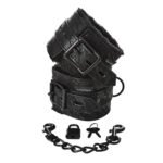 Sincerely Fur Lined Hand Cuffs – Black - Image 2