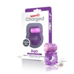 Charged Big O Rechargeable Vibrating Cock Ring – Purple - Image 2